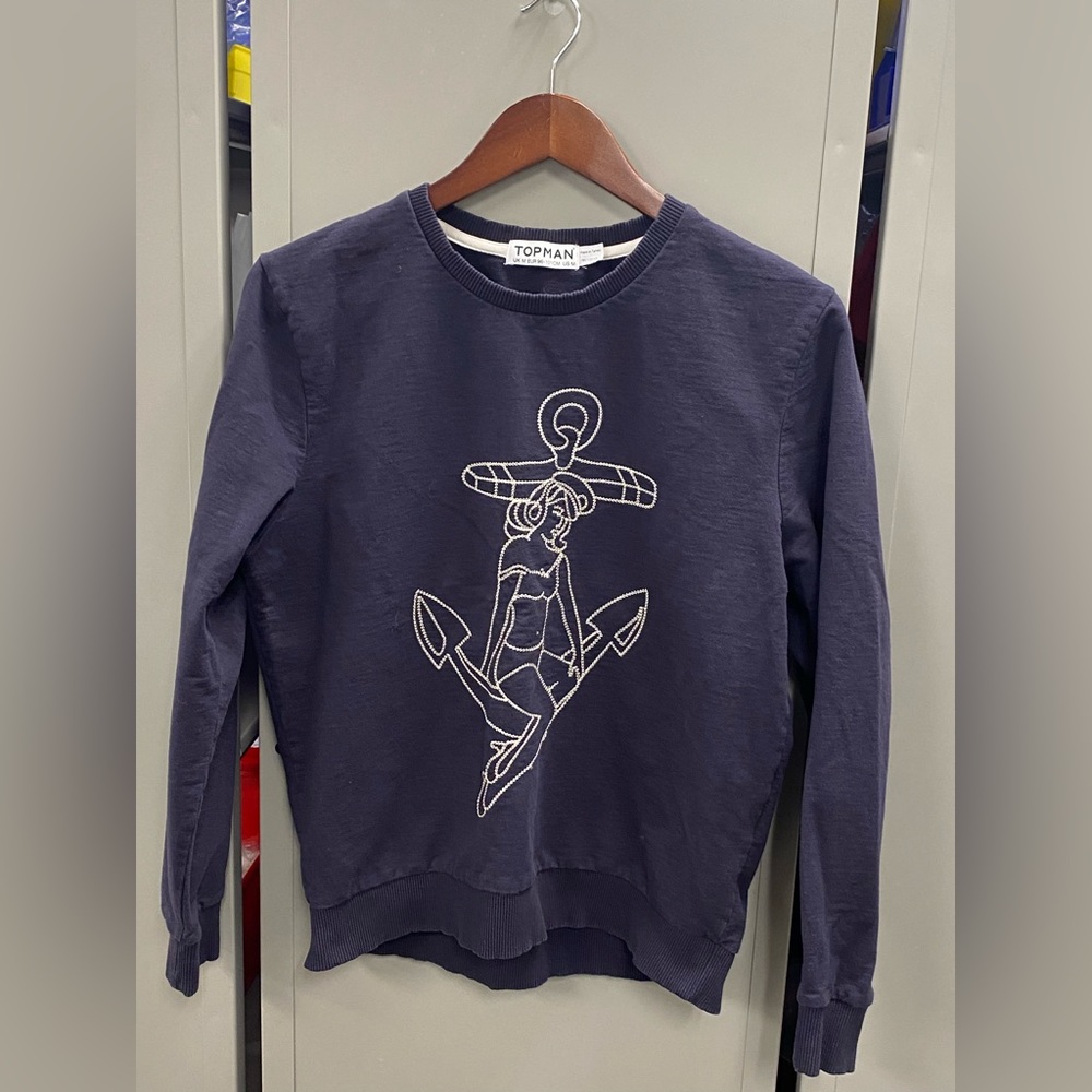 Topman “pin up girl”, long sleeve shirt